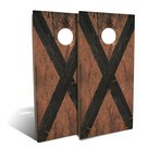 Alabama State Flag // Cornhole Board Set (2.0)