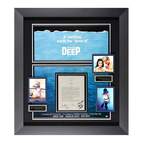 The Deep // Cast Autographed Display