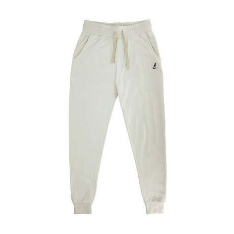 Rib Cuffed Jogger + Griege Drawcord // Oat (S)