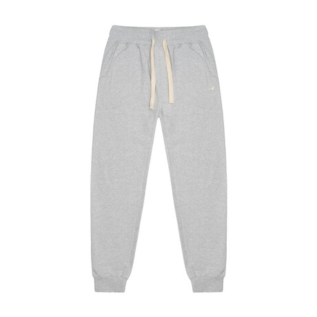 Rib Cuffed Jogger + Griege Drawcord // Ash Gray (S)