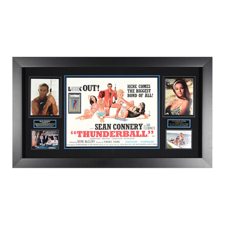 Sean Connery // Thunderball // Autographed Display