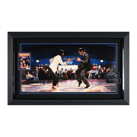 Uma Thurman + John Travolta // Pulp Fiction // Dance Panoramic // Autographed Display