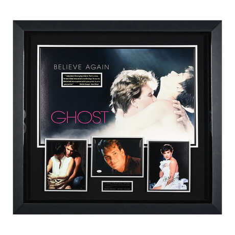 Patrick Swayze + Demi Moore // Ghost // Autographed Display