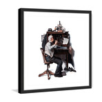 The Flutist Framed Print (12"H x 12"W x 1.5"D)