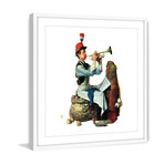 Learning Trumpet Framed Print (12"H x 12"W x 1.5"D)