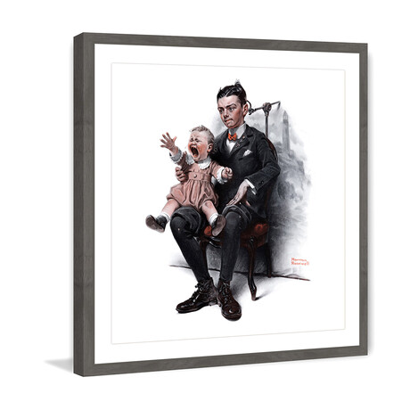 Ventriloquist Framed Print (12"H x 12"W x 1.5"D)