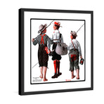 Gone Fishing Framed Print (12"H x 12"W x 1.5"D)