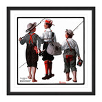 Gone Fishing Framed Print (12"H x 12"W x 1.5"D)