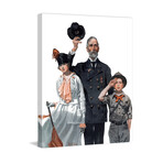 Prominent Family Print on Wrapped Canvas (12"H x 8"W x 1.5"D)