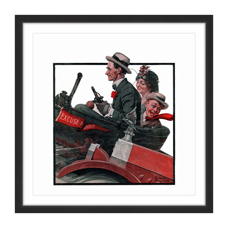 30 Kilometers Speed Framed Print (12"H x 12"W x 1.5"D)