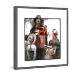 The Showman Framed Print (12"H x 12"W x 1.5"D)