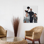 Prominent Family Print on Wrapped Canvas (12"H x 8"W x 1.5"D)