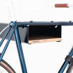 S-RACK // Bike Wall Mount // Black + Walnut (Medium (Up To 19.7" Handlebar Width))