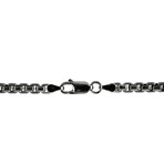 Sterling Silver + Black Rhodium Necklace