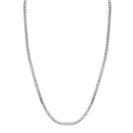 Sterling Silver Tight Chain Necklace