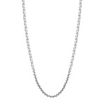 Sterling Silver Box Chain Necklace V.I
