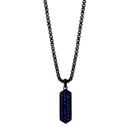 Sterling Silver Sapphire Pendant