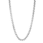 Sterling Silver Box Chain Necklace V.II