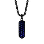 Sterling Silver Sapphire Pendant