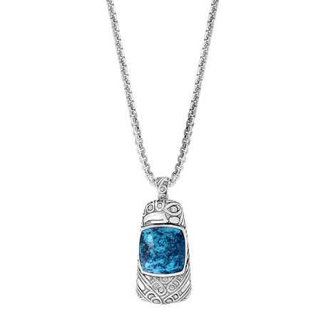 Sterling Silver + Turquoise Pendant