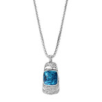 Sterling Silver + Turquoise Pendant