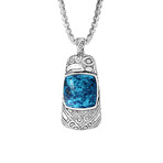 Sterling Silver + Turquoise Pendant