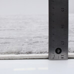 Anitra // Light Gray Rug (7'3"L x 5'3"W)