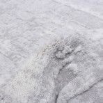 Anitra // Light Gray Rug (7'3"L x 5'3"W)