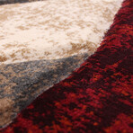 Haley // Burgundy Rug (5'7"L x 3'11"W)