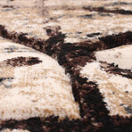 Ceyla // Chocolate + Gold Rug (5'7"L x 3'11"W)
