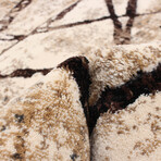 Ceyla // Chocolate + Gold Rug (5'7"L x 3'11"W)