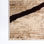 Ceyla // Gold + Red Rug (5'7"L x 3'11"W)