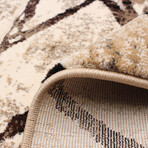 Ceyla // Chocolate + Gold Rug (5'7"L x 3'11"W)