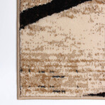 Ceyla // Chocolate + Gold Rug (5'7"L x 3'11"W)