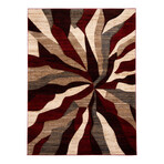 Banu // Burgundy Rug (5'7"L x 3'11"W)