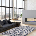 Anitra // Navy Rug (5'7" x 3'11")