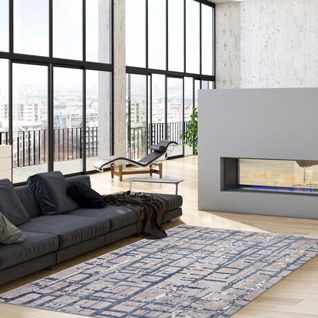 Anitra // Light Blue Rug (5'7" x 3'11")