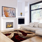 Haley // Burgundy Rug (5'7"L x 3'11"W)