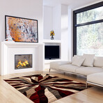 Banu // Burgundy Rug (5'7"L x 3'11"W)