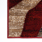 Banu // Burgundy Rug (5'7"L x 3'11"W)