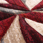 Banu // Burgundy Rug (5'7"L x 3'11"W)