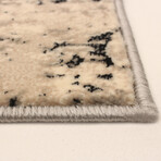 Raven // Ivory + Black Rug (10'0"L x 7'10"W)