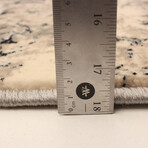 Raven // Ivory + Black Rug (10'0"L x 7'10"W)