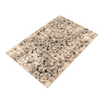 Raven // Ivory + Black Rug (10'0"L x 7'10"W)