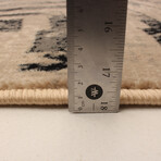 Elka // Beige + Black Rug (10'0"L x 7'10"W)