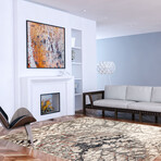 Iman // Taupe + Gray Rug (10'0"L x 7'10"W)
