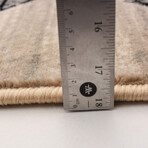 Brea // Beige + Black Rug (10'0"L x 7'10"W)