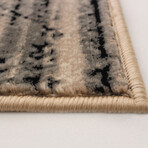 Brea // Beige + Black Rug (10'0"L x 7'10"W)