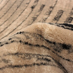 Elka // Beige + Black Rug (10'0"L x 7'10"W)