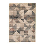 Brea // Beige + Black Rug (10'0"L x 7'10"W)